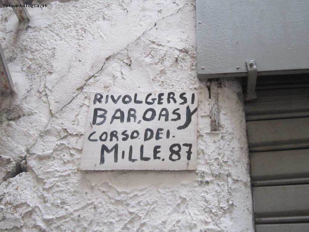 Palermo e...le lettere bizzarre