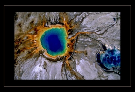 Veduta aerea Yellowstone-U.S.A.
