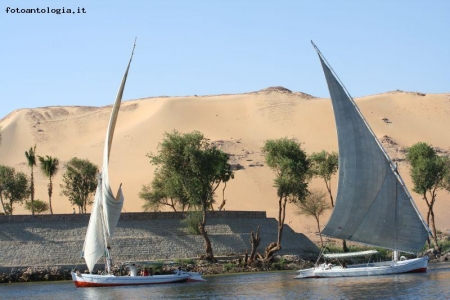 Assuan, navigazione verso il villaggio nubiano