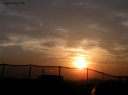 Tramonto "on the road"