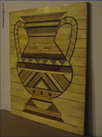 Quadro mosaico in legno - soggetto ANFORA