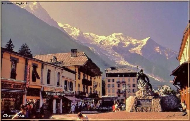 Chamonix anno 1992 - Vista Monte Bianco