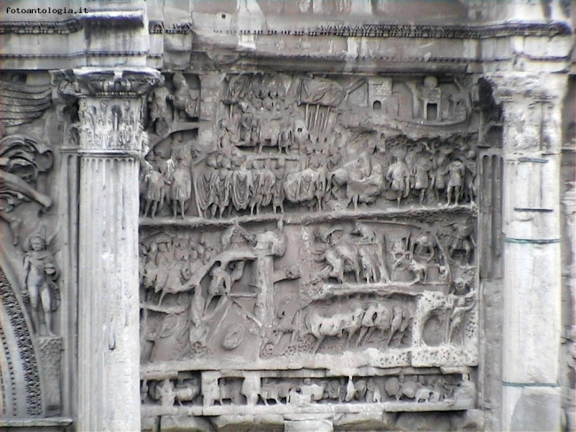 Roma - Arco di Settimio Severo (particolare)