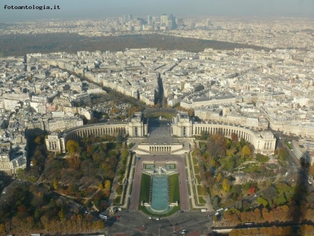 Il Trocadero dalla Tour Eiffel