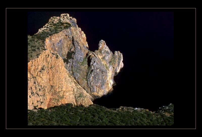 Veduta aerea  costa occ. della Sardegna-Italia