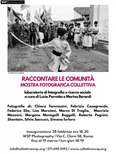 �Raccontare le comunit��. Inaugurazione mostra fotografica collettiva