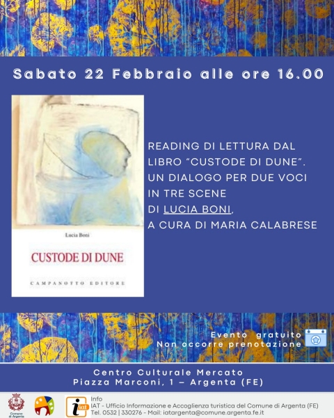 Presentazione del libro "Custode di dune"