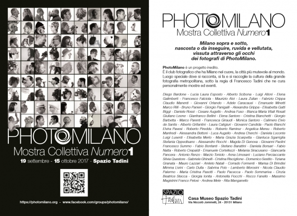 Collettiva N1:Milano attraverso gli occhi di PhotoMilano" e  Milano del Gruppo 66 e la Fotografia di documento a Milano 