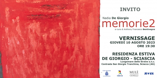 Memorie 2. Opere di Nadia De Giorgio
