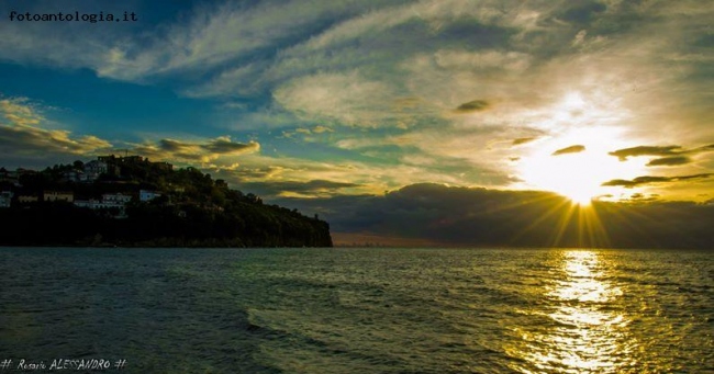 Agropoli al tramonto