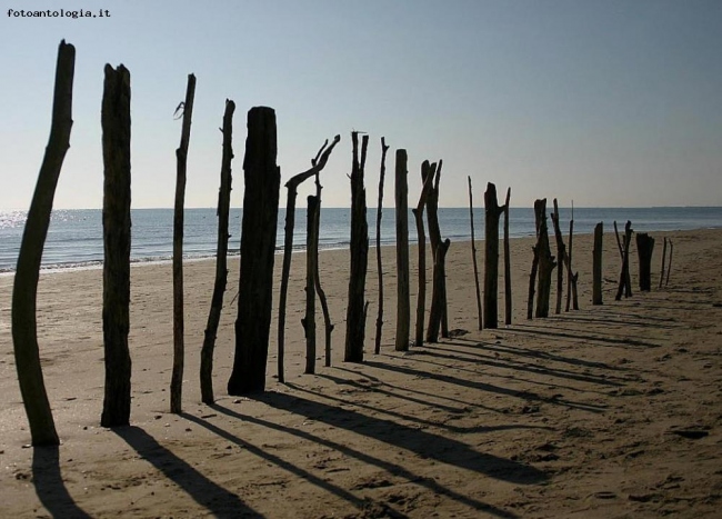 Sulla spiaggia