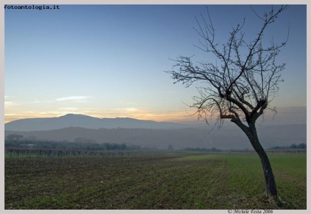 TRAMONTO D'INVERNO