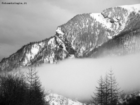 nebbia che sale