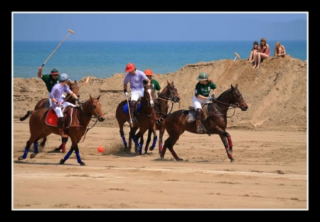 polo sulla spiaggia di rimini