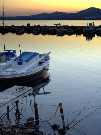 Darsena delle barche a Golfo Aranci