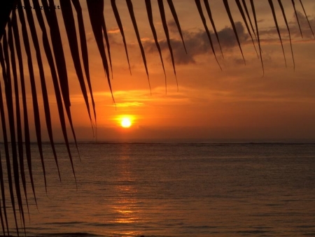 Tramonto in Indonesia