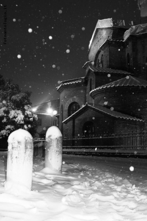 San Vitale nella neve